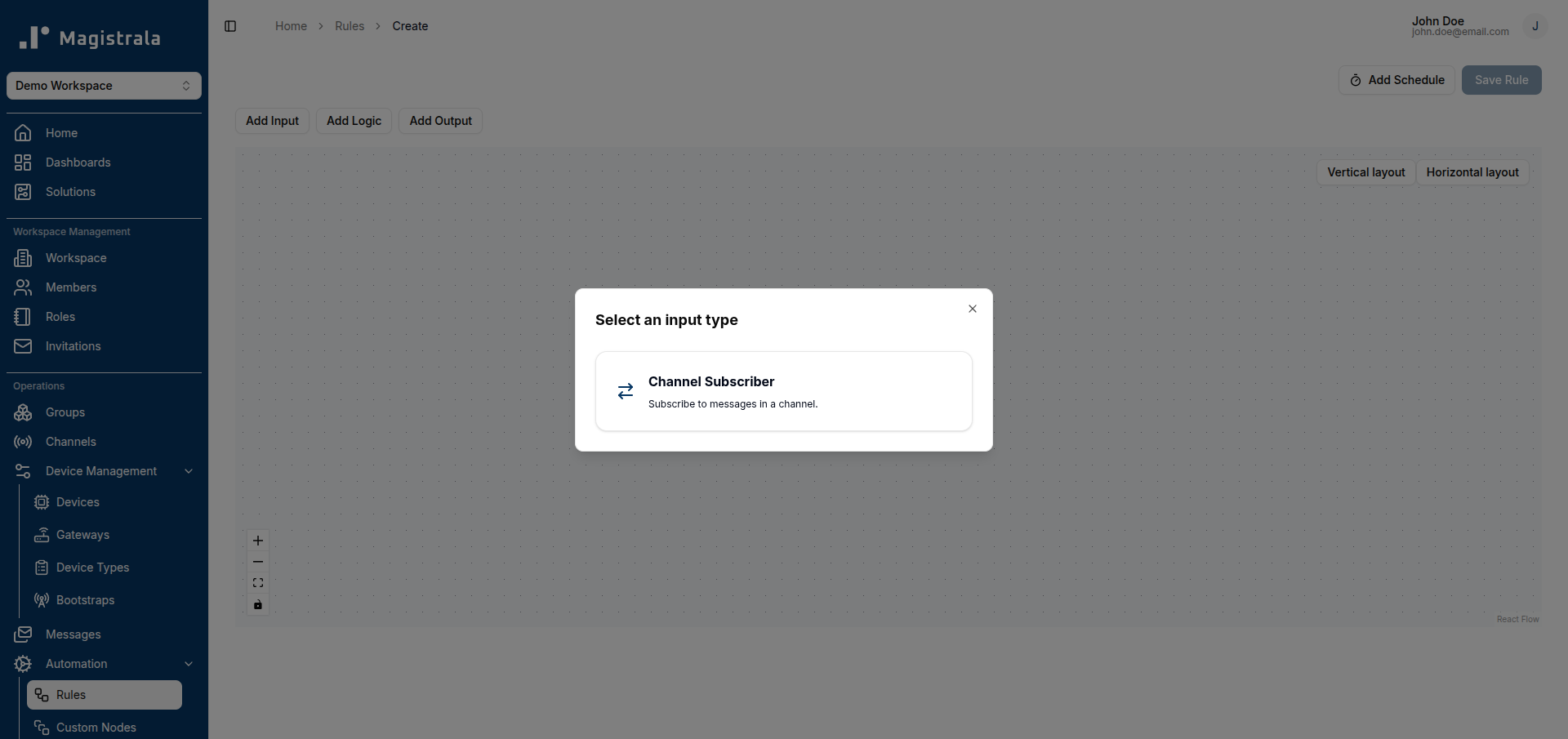 select input